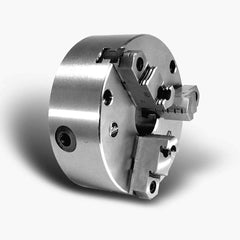 Atlas Workholding - Manual Lathe Chucks; Chuck Type: Self-Centering ; Nominal Chuck Size: 32 ; Number of Jaws: 3 ; Mount: Plain Back ; Through-Hole Diameter (Decimal Inch): 10.2300 ; Body Material: Forged Steel - Exact Industrial Supply