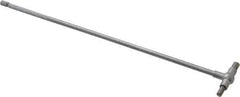 SPI - 1-1/4 to 2-1/8 Inch, 12 Inch Overall Length, Telescoping Gage - 12 Inch Long Handle, Hardened Tool Steel, Satin Chrome Finish - Eagle Tool & Supply
