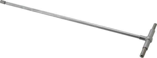 SPI - 2-1/8 to 3-1/2 Inch, 12 Inch Overall Length, Telescoping Gage - 12 Inch Long Handle, Hardened Tool Steel, Satin Chrome Finish - Eagle Tool & Supply
