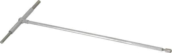 SPI - 3-1/2 to 6 Inch, 12 Inch Overall Length, Telescoping Gage - 12 Inch Long Handle, Hardened Tool Steel, Satin Chrome Finish - Eagle Tool & Supply