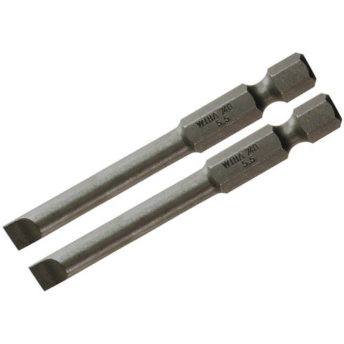 5.5MM 70MM OAL SLOT POWER BIT 2/PK - Eagle Tool & Supply