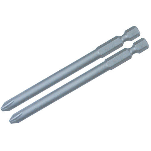NO 1 70MM OAL PHILLIPS PWR BIT 2/PK - Eagle Tool & Supply