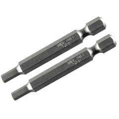 6.0MM 70MM OAL HEX POWER BIT 2/PK - Eagle Tool & Supply