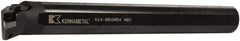 Kennametal - 2" Min Bore Diam, 14" OAL, 1-1/2" Shank Diam, A-MDQN Indexable Boring Bar - DN.. Insert, Screw or Clamp Holding Method - Eagle Tool & Supply