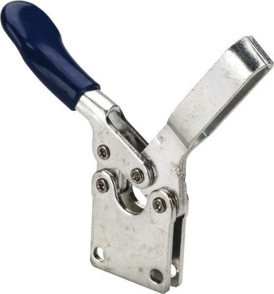 Gibraltar - 200 Lb Holding Capacity, Horizontal Handle, Manual Hold Down Toggle Clamp - 70° Handle Movement, 90° Bar Opening, U-Bar, Straight Base, Carbon Steel - Eagle Tool & Supply