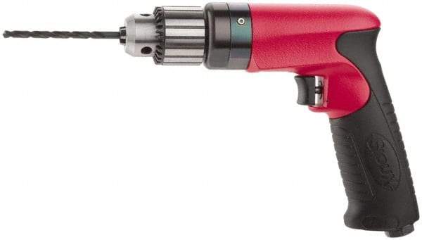 Sioux Tools - 1/4" Keyed Chuck - Pistol Grip Handle, 2,600 RPM, 11.8 LPS, 25 CFM, 0.6 hp - Eagle Tool & Supply