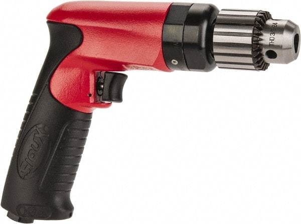 Sioux Tools - 3/8" Keyed Chuck - Pistol Grip Handle, 2,600 RPM, 11.8 LPS, 25 CFM, 0.6 hp - Eagle Tool & Supply