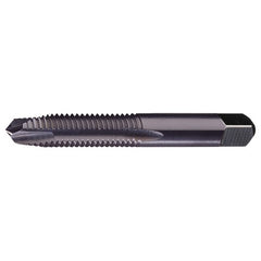 ‎#10-24 UNC 2 Flute H3 Plug HSS Standard Spiral Point Tap- TiCN - Exact Industrial Supply
