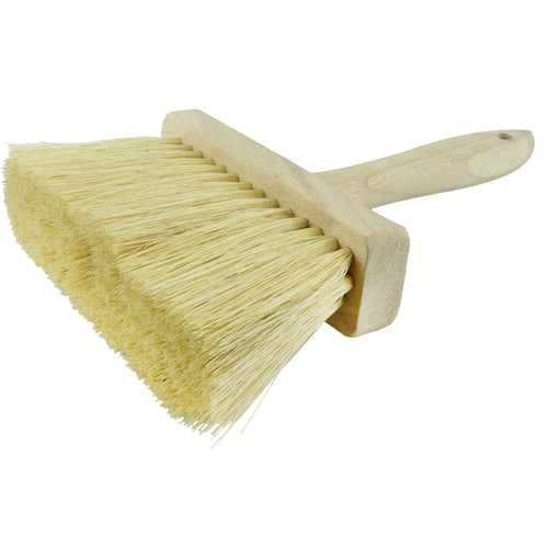6″ Masonry Brush, 3″ Trim Length, White Tampico Fill - Eagle Tool & Supply