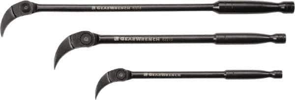 GearWrench - 3 Piece Pry Bar Set - Includes 8, 10 & 16" Lengths - Eagle Tool & Supply