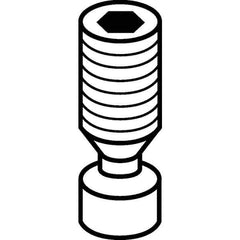 Kennametal - Torx Cap Screw for Indexables - M2.5 Thread, For Use with Inserts - Eagle Tool & Supply