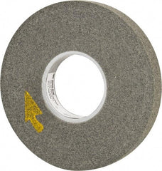 3M - 8" Diam, 1" Face Width, 3" Center Hole, Fine Grade, Silicon Carbide Deburring Wheel - Convolute, Hard Density 11 Grade, 4,500 RPM - Eagle Tool & Supply