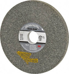 3M - 6" Diam, 1/2" Face Width, 1" Center Hole, Fine Grade, Silicon Carbide Deburring Wheel - Convolute, Extra Hard Density 9 Grade, 6,000 RPM - Eagle Tool & Supply