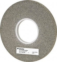 3M - 8" Diam, 1/2" Face Width, 3" Center Hole, Fine Grade, Silicon Carbide Deburring Wheel - Convolute, Extra Hard Density 9 Grade, 4,500 RPM - Eagle Tool & Supply