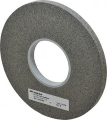 3M - 8" Diam, 1/2" Face Width, 3" Center Hole, Fine Grade, Silicon Carbide Deburring Wheel - Convolute, Hard Density 11 Grade, 4,500 RPM - Eagle Tool & Supply