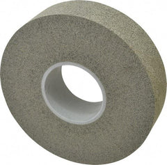 3M - 8" Diam, 2" Face Width, 3" Center Hole, Fine Grade, Silicon Carbide Deburring Wheel - Convolute, Hard Density 11 Grade, 4,500 RPM - Eagle Tool & Supply