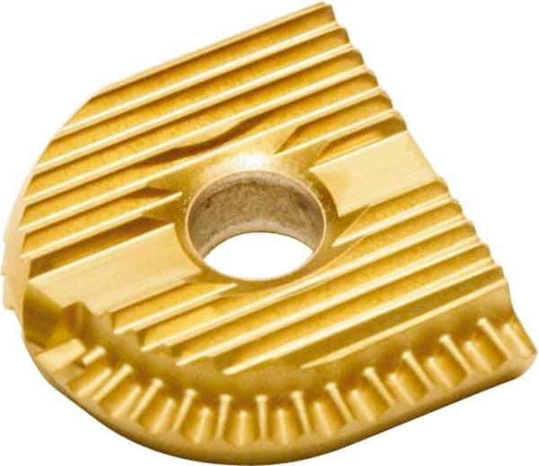 Tool-Flo - TBXR1500 ZS Grade ZS26D Carbide Milling Insert - AlTiN Finish, 0.312" Thick, 1" Inscribed Circle - Eagle Tool & Supply