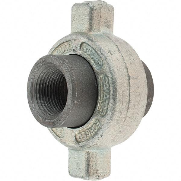 Made in USA - Size 3/4", Class 3,000, Forged Carbon Steel Black Pipe Lug Union - 3,000 psi, Threaded End Connection - Eagle Tool & Supply