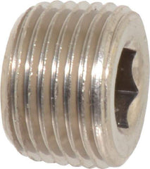 Value Collection - 3/8" Internal Pipe, Brass Countersunk Plug - MNPT - Eagle Tool & Supply