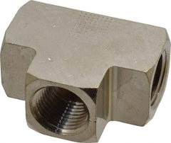 Value Collection - 1/2" Internal Pipe, Brass Union Tee - FNPT - Eagle Tool & Supply