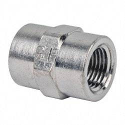 Value Collection - 1/8" Internal Pipe, Brass Coupling - FNPT - Eagle Tool & Supply