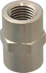 Value Collection - 1/4" Internal Pipe, Brass Coupling - FNPT - Eagle Tool & Supply