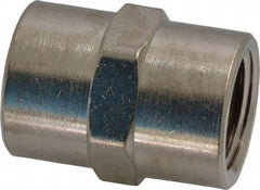 Value Collection - 1/2" Internal Pipe, Brass Coupling - FNPT - Eagle Tool & Supply