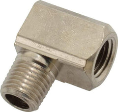 Value Collection - 1/4" Internal Pipe, Brass 90° Street Elbow - FNPT x MNPT - Eagle Tool & Supply