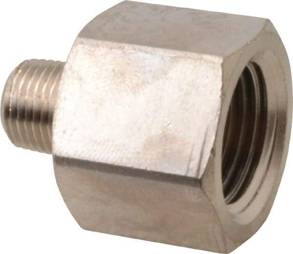 Value Collection - 3/8 x 1/8" Internal Pipe, Brass Adapter - FNPT x MNPT - Eagle Tool & Supply