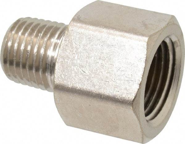 Value Collection - 3/8 x 1/4" Internal Pipe, Brass Adapter - FNPT x MNPT - Eagle Tool & Supply