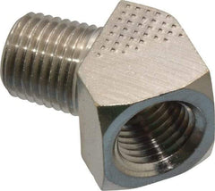 Value Collection - 1/4" Internal Pipe, Brass 45° Street Elbow - FNPT x MNPT - Eagle Tool & Supply