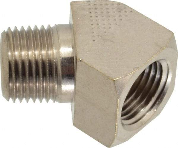 Value Collection - 1/2" Internal Pipe, Brass 45° Street Elbow - FNPT x MNPT - Eagle Tool & Supply