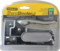 Stanley - Manual Staple Gun - 1/4, 5/16, 3/8" Staples, Chrome, Steel with Chrome Finish - Eagle Tool & Supply