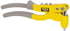 Stanley - Right Angle Head Hand Riveter - 3/32 to 3/16" Rivet Capacity, 10" OAL - Eagle Tool & Supply