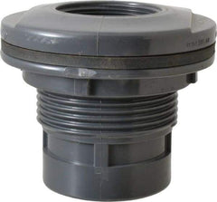 Value Collection - 2" PVC Plastic Pipe Tank Adapter - Schedule 80, FIPT x FIPT End Connections - Eagle Tool & Supply