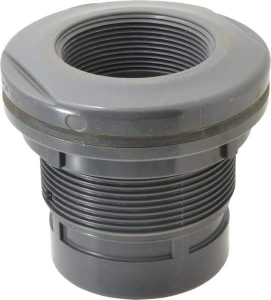 Value Collection - 3" PVC Plastic Pipe Tank Adapter - Schedule 80, FIPT x FIPT End Connections - Eagle Tool & Supply