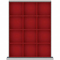 LISTA - 12-Compartment Drawer Divider Layout for 3.15" High Drawers - Eagle Tool & Supply