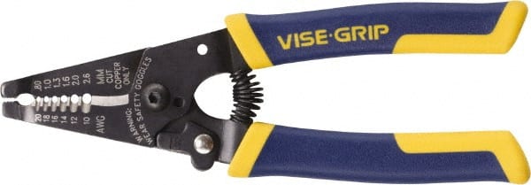 Irwin - Wire & Cable Strippers Type: Wire Stripper/Cutter Maximum Capacity: 10 AWG - Eagle Tool & Supply