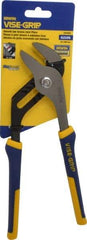 Irwin - 10" OAL, 2-3/4" Max Capacity, 7 Position Groove Joint Tongue & Groove Pliers - Smooth Straight Jaws, Straight Head, ProTouch Handles - Eagle Tool & Supply