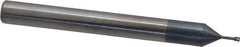 Carmex - #2-56, #3-56 UNC, UNF, 0.065" Cutting Diam, 3 Flute, Solid Carbide Helical Flute Thread Mill - Internal Thread, 0.17" LOC, 2-1/2" OAL, 1/4" Shank Diam - Eagle Tool & Supply