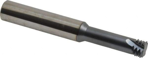 Carmex - M16x2.00 Thread, 1/2" Shank Diam, TiAlN Coating, Solid Carbide Straight Flute Thread Mill - 4 Flutes, 3-1/2" OAL - Eagle Tool & Supply