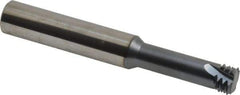 Carmex - M16x2.00 Thread, 1/2" Shank Diam, TiAlN Coating, Solid Carbide Straight Flute Thread Mill - 4 Flutes, 3-1/2" OAL - Eagle Tool & Supply
