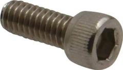 Value Collection - #8-32 UNC Hex Socket Drive, Socket Cap Screw - Grade 18-8 Stainless Steel, Uncoated, 7/16" Length Under Head - Eagle Tool & Supply