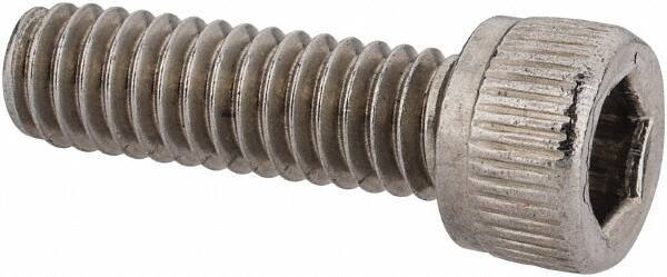 Value Collection - #8-32 UNC Hex Socket Drive, Socket Cap Screw - Grade 18-8 Stainless Steel, Uncoated, 9/16" Length Under Head - Eagle Tool & Supply