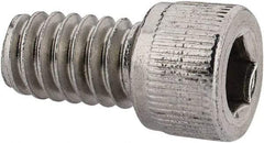 Value Collection - 1/4-20 UNC Hex Socket Drive, Socket Cap Screw - Grade 18-8 Stainless Steel, Uncoated, 7/16" Length Under Head - Eagle Tool & Supply
