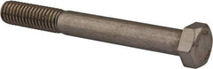 Value Collection - 3/8-16 UNC, 3-1/4" Length Under Head Hex Head Cap Screw - Partially Threaded, Grade 18-8 Stainless Steel, Uncoated, 9/16" Hex - Eagle Tool & Supply