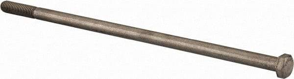Value Collection - 3/8-16 UNC, 9-1/2" Length Under Head Hex Head Cap Screw - Partially Threaded, Grade 18-8 Stainless Steel, Uncoated, 9/16" Hex - Eagle Tool & Supply