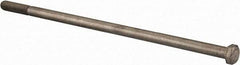 Value Collection - 3/8-16 UNC, 9-1/2" Length Under Head Hex Head Cap Screw - Partially Threaded, Grade 18-8 Stainless Steel, Uncoated, 9/16" Hex - Eagle Tool & Supply