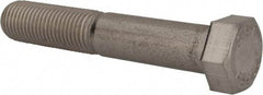 Value Collection - 7/16-20 UNF, 2-1/2" Length Under Head Hex Head Cap Screw - Partially Threaded, Grade 18-8 Stainless Steel, Uncoated, 5/8" Hex - Eagle Tool & Supply
