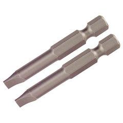 Slotted Power Bit 3.0 × 50mm (2 Bit Pack) - Eagle Tool & Supply
